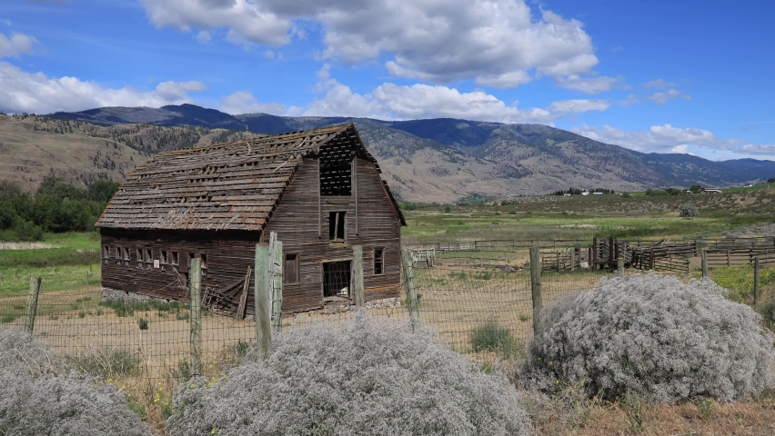 Historical Haynes Ranch Farmhouse located in Osoyoos in the Okanagan Valley, British Columbia, Canada.
