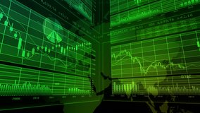 Financial Business Graph data economy background. - Powered by Shutterstock - Get 15% off with code: PIKWIZARD15