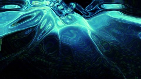 abstract fluid forms pulse ripple and flow loop