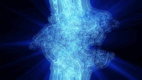 abstract fluid forms pulse ripple and flow animated video background loop