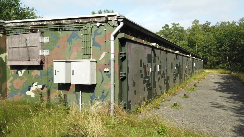 Ammunition Bunkers at former airbase Soesterberg in the Netherlands