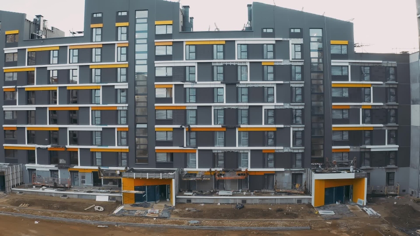 Residential Buildings Condo Cladding Stock Video Footage - 4K and HD ...