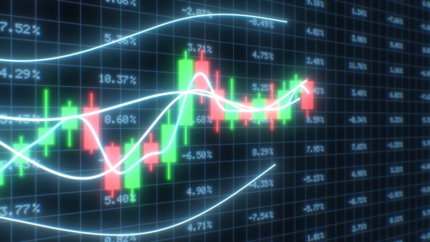 3D Candlestick Chart Crypto Exchange Finance Market Data Graph Price - 4K Seamless VJ Loop Motion Background Animation | Shutterstock HD Video #1076390162