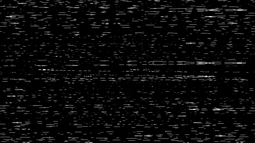 black matrix screen noise background flickering Stock Footage Video ...