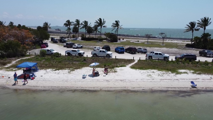 Sanibel Island Beach in Florida USA
