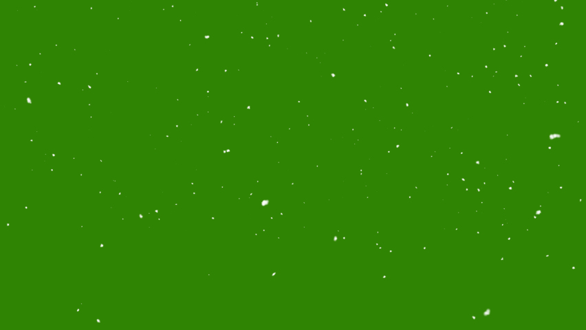 snow falling on green screen background Stock Footage Video (100% ...