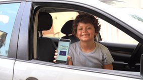 Europe, Italy , Green Pass European Eu Digital Covid-19 Coronavirus passport Certificate to travel - boy 7 years old ready to go on a trip with screenshots of the vaccination - Powered by Shutterstock - Get 15% off with code: PIKWIZARD15