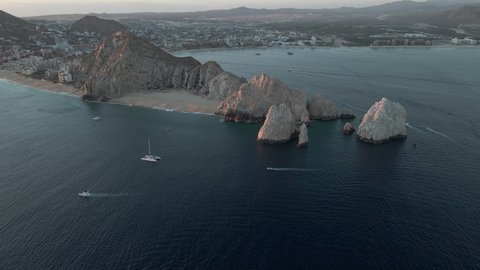 Cabo San Lucas cinematic sunset view