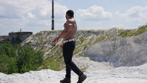 Naked man full body Stock Video Footage - 4K and HD Video Clips