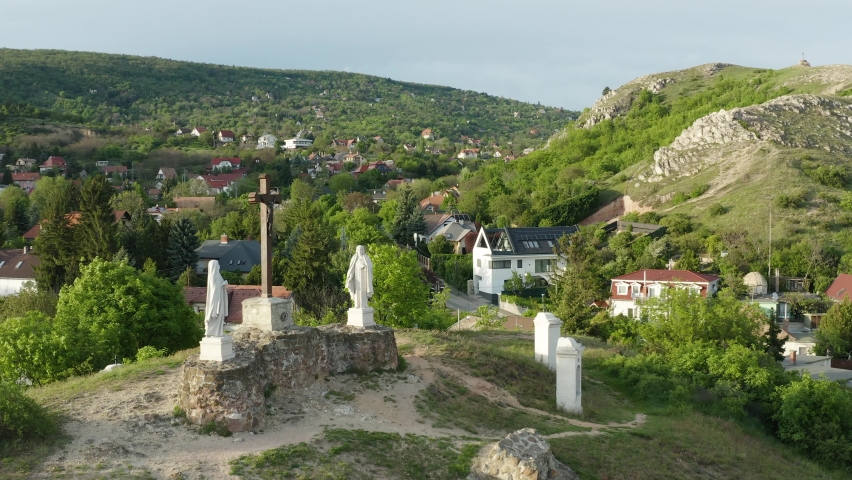 Budaörs Calvary Hill in Hungary. 