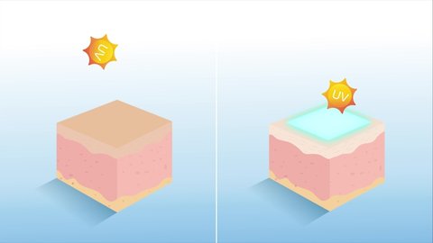 Graphic Animation Uv Protection For Skin ,Ultraviolet Shield Reflect