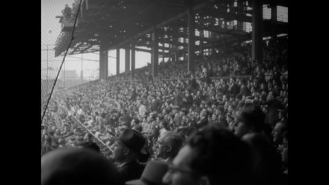 1941 - The Brooklyn Dodgers play the New York Yankees in the World Series.