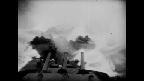 1945 - Cruisers of the US Navy 3rd fleet are pounded by a typhoon in the China seas.