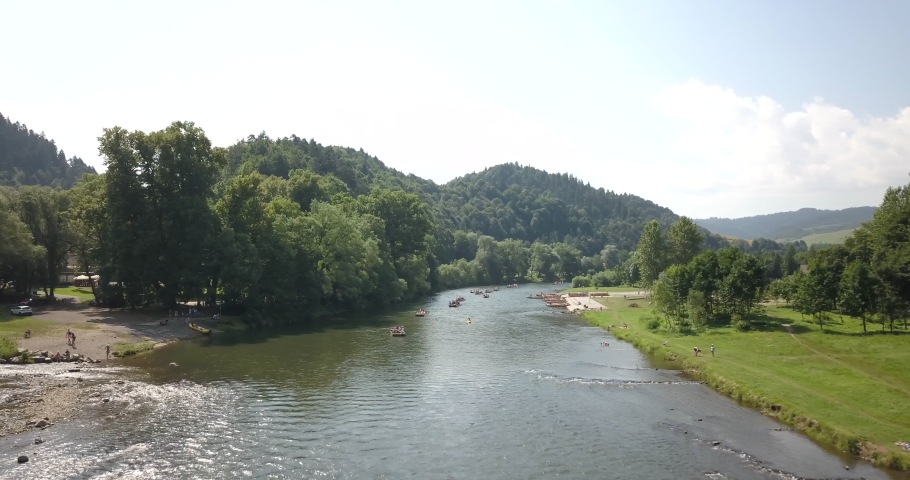 The Dunajec River, rafting and mountains