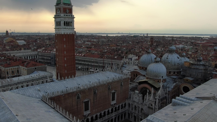 Aerial view of St. Mark