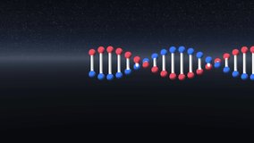 Digital animation of dna structure spinning over data processing on blue background. medical research and science technology concept - Powered by Shutterstock - Get 15% off with code: PIKWIZARD15