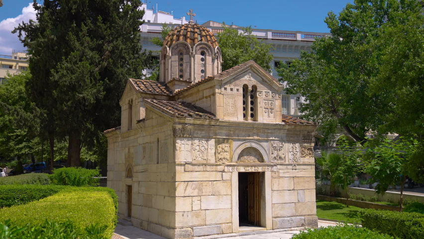 Church of the Virgin Mary Gorgoepekoos and Saint Eleutherius in Athens, Greece