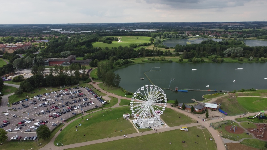 Great Aerial Views of Willen Lake