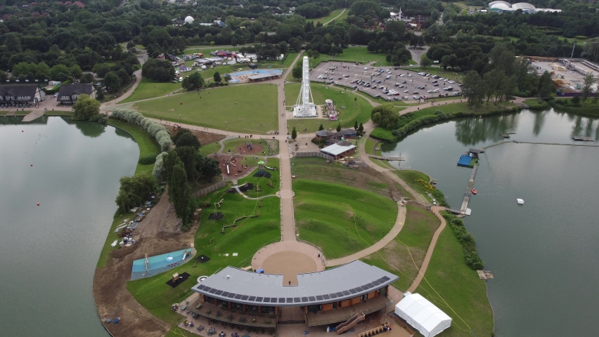 Great Aerial Views of Willen Lake