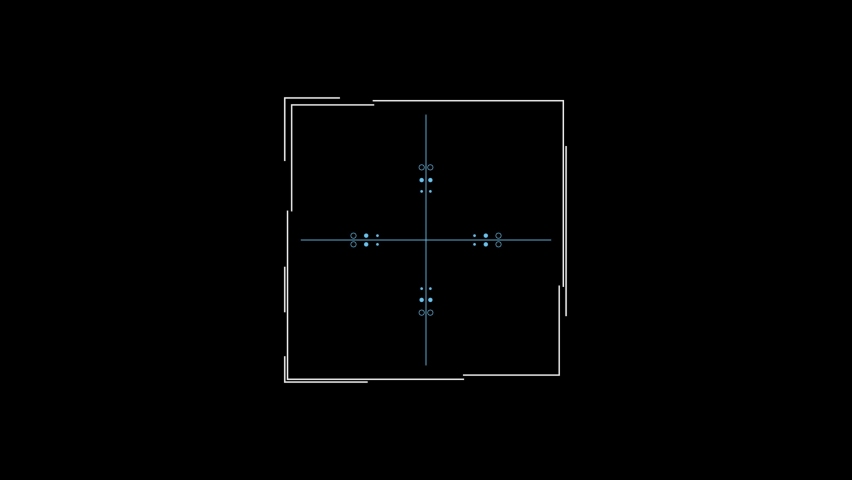  HUD technological futuristic elements.Sci Fi elements appearing and disappearing within.Technological HUD template.2D Texture for broadcast future design.