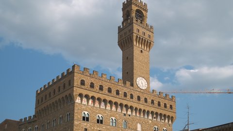 Palazzo Vecchio Old Palace in Piazza della Signoria square in Florence, Firenze Tuscany