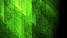 Bright green grunge abstract motion design. Geometric tech background. Seamless looping. Video animation Ultra HD 4K 3840x2160