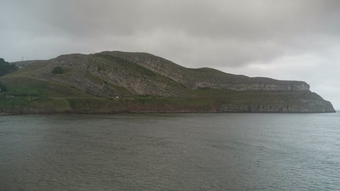 8th August, Llandudno, Wales, UK. Clouds forming over the Great Orme.