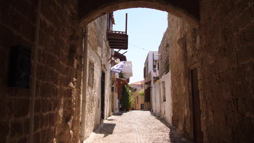 Rhodes City Old Town in Greece