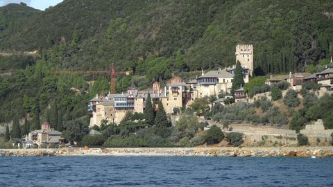 Docheiariou monastery, Mount Athos, Athos, Halkidiki, Greece