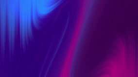 Liquid abstract animation with moving neon flowing smooth stripes. Blue and pink fluid background. Colorful video Ultra HD 4K 3840x2160
