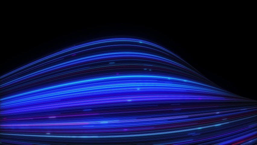 Abstract background pattern of colorful lighting lines.