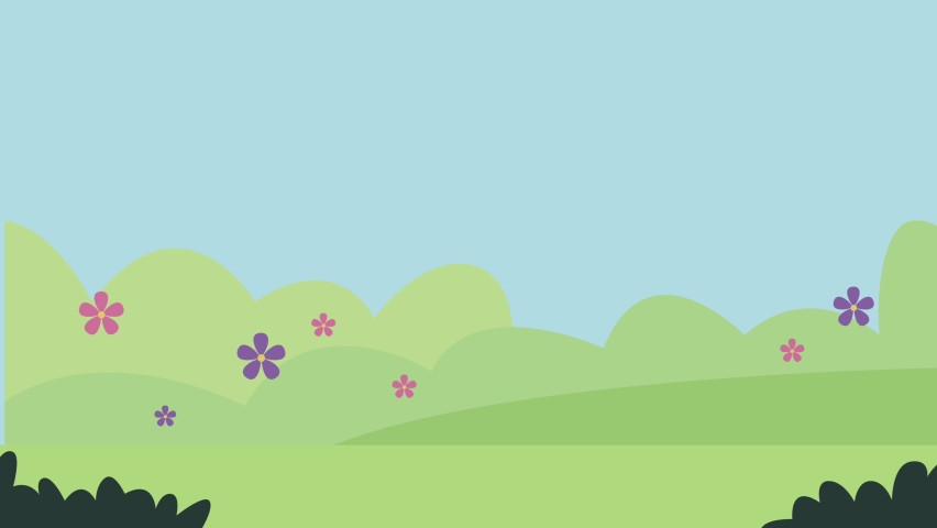 schnauzer dog mascot with wooden house ,4k video animated