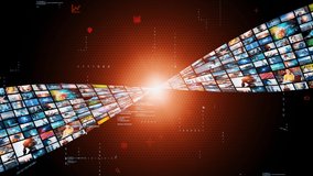 Digital contents concept. Social networking service. Streaming video. communication network.  - Powered by Shutterstock - Get 15% off with code: PIKWIZARD15