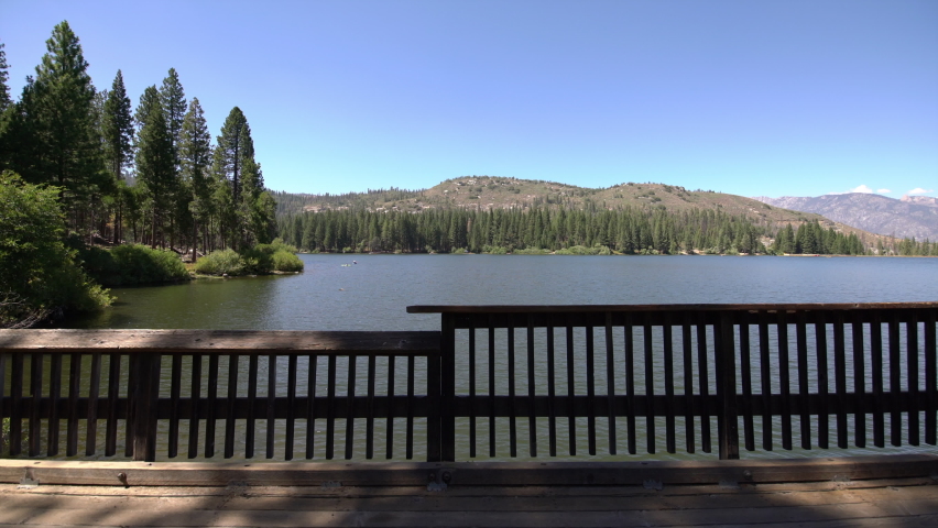 Sequoia And Kings Canyon National Park Hume Lake Sierra Nevada Mountains California Fishing Pier 