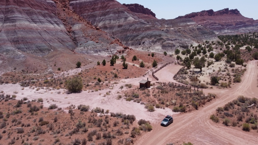 A sunny day at Paria Townsite, Kanab, Utah