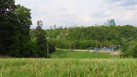Sky line in Earl Bales Park, Toronto