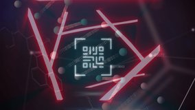 Animation of qr code over data processing. global digital security and identity, digital interface and data processing concept digitally generated video. - Powered by Shutterstock - Get 15% off with code: PIKWIZARD15