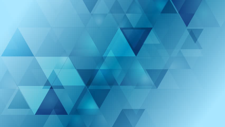 Bright Blue Geometric Tech Background. Stock Footage Video (100%