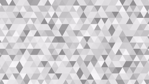 abstract triangle pattern animation. loopable motion background, live wallpaper monochrome mosaic texture. geometric shapes. modern template design