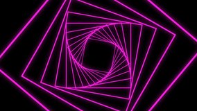 Animation of level up text in purple letters over pink neon abstract spiral tunnel. video game and connections concept digitally generated video. - Powered by Shutterstock - Get 15% off with code: PIKWIZARD15