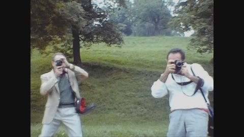 ST. PETERSBURG, RUSSIA MAY 1981: Photographers in the 80's