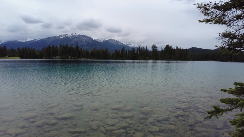 Beauvert Lake is a small lake in Jasper National Park, Alberta, Canada. Popular lake in Jasper for kayaking, canoeing, and stand up paddleboarding