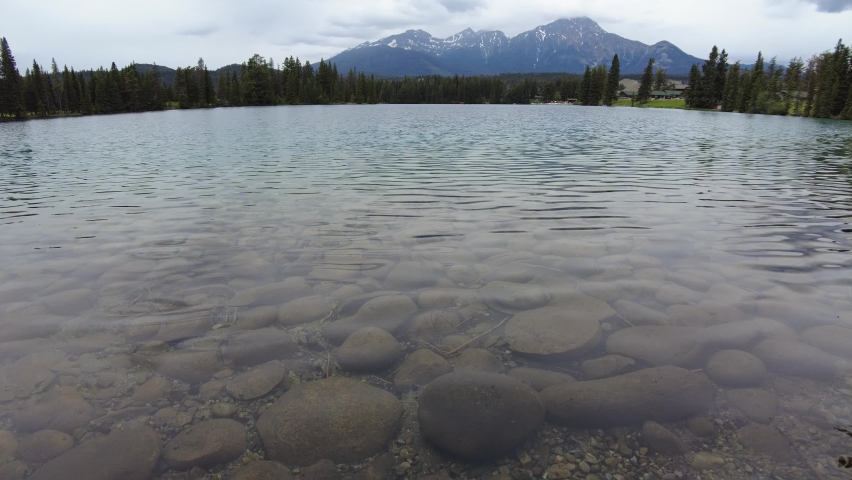 Beauvert Lake is a small lake in Jasper National Park, Alberta, Canada. Popular lake in Jasper for kayaking, canoeing, and stand up paddleboarding