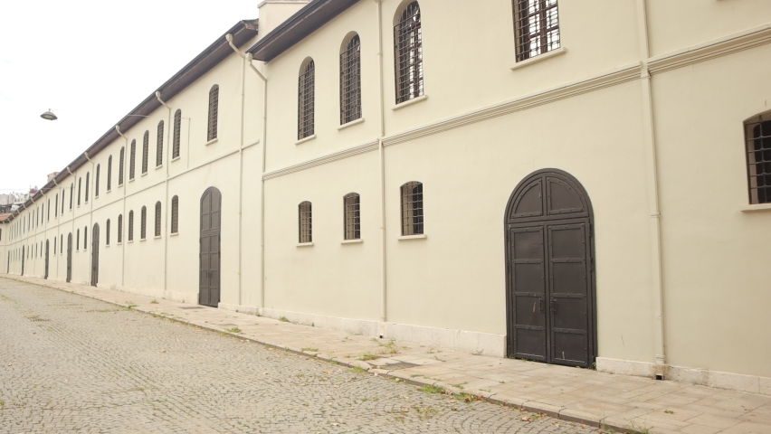 Buildings in the city of Istanbul. Doors, gates and arches.