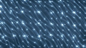 Bright flood lights disco background with waves. Abstract black fluid background. Blue tint. Seamless loop. look more options and sets footage in my portfolio