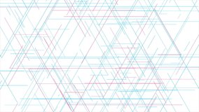 Blue purple lines minimal low poly geometric motion background. Seamless looping. Video animation Ultra HD 4K 3840x2160
