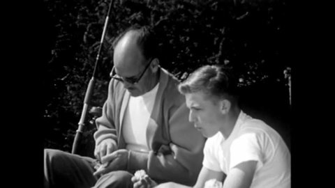 CIRCA 1961 - A teenage boy hangs out with a man revealed to be a homosexual, which the narrator warns is extremely dangerous.
