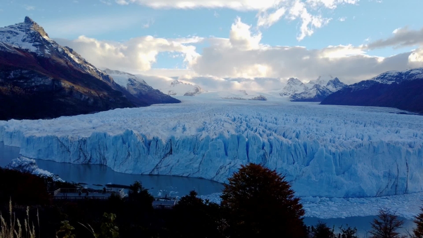 Perito Moreno Glacier Timelapse. Perito Moreno Glacier in Los Glaciares National Park, Patagonia, Argentina Royalty-Free Stock Footage #1078039637