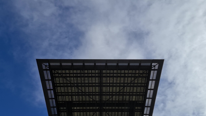 Melbourne Museum Tall Roof on a Sunny Days