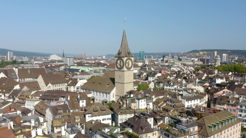 Drone Flies Past St. Peter